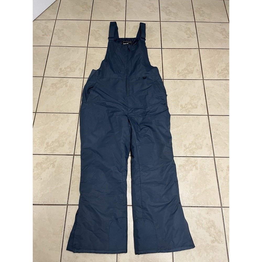 SkiGear Snow Bib Pants Womens 3X Tall Blue Insulated Ski Snowboard Overalls